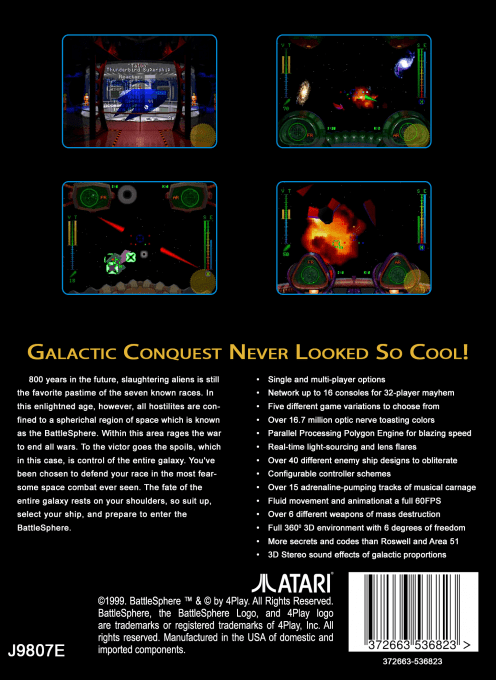 Battle Sphere Gold - Dos