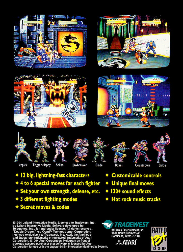 Double Dragon V : The Shadow Falls - Dos