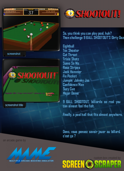 9 Ball Shootout - Dos