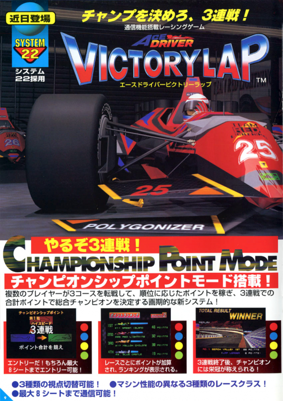 Ace Driver : Victory Lap - Dos