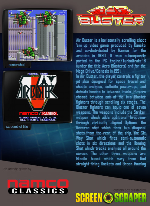 Air Buster - Trouble Specialty Raid Unit - Dos