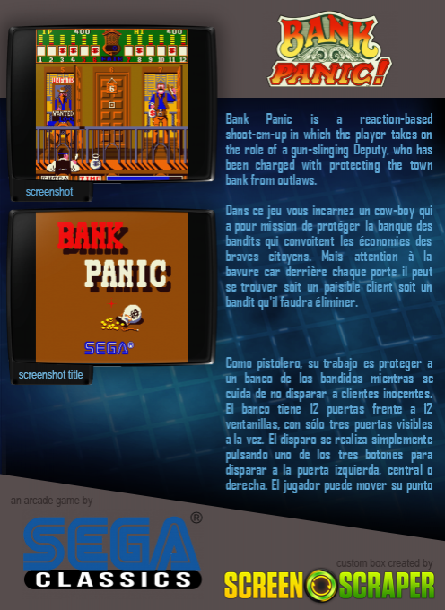 Bank Panic - Dos