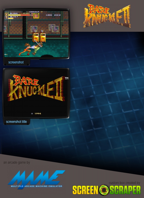 Bare Knuckle II - Dos