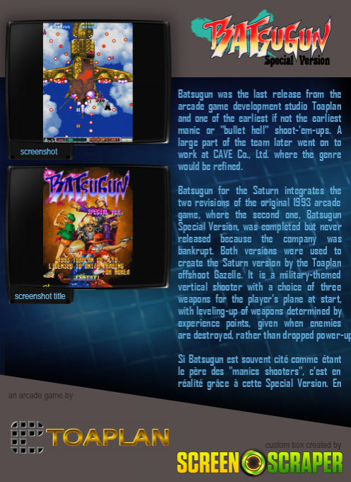 Batsugun Special Version - Dos