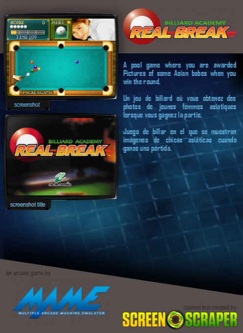 Billiard Academy Real Break - Dos