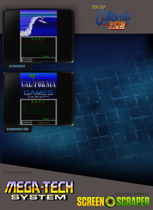 California Games (mega-tech) - Dos