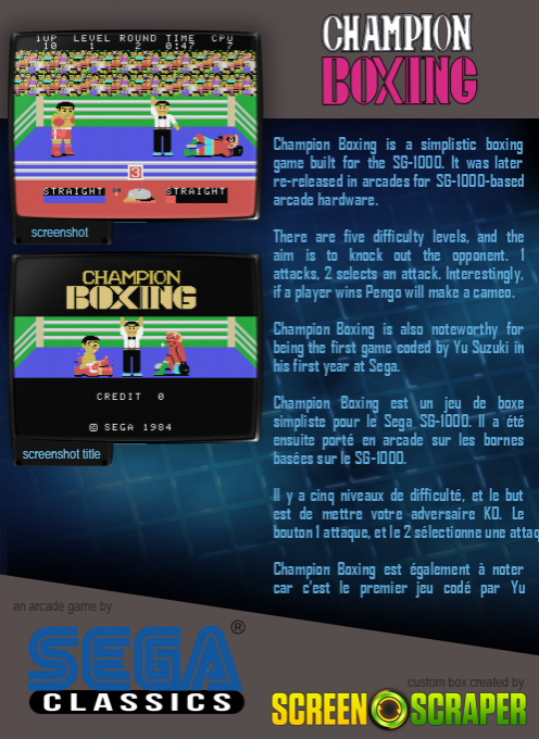 Champion Boxing - Dos