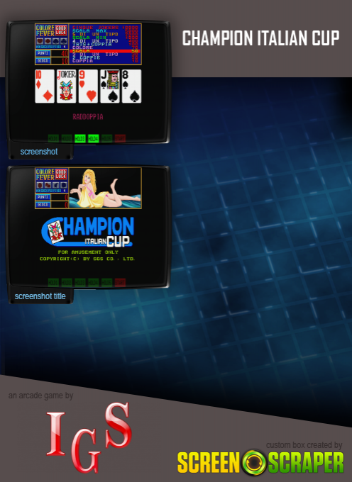 Champion Italian Cup - Dos