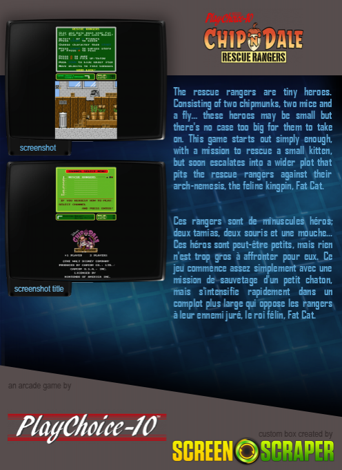 Chip'n Dale - Rescue Rangers (playchoice-10) dos