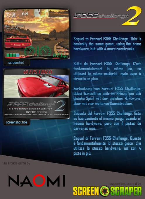 F355 Challenge 2: International Course Edition dos