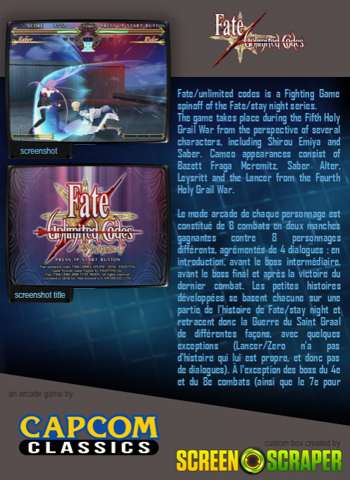 Fate: Unlimited Codes dos