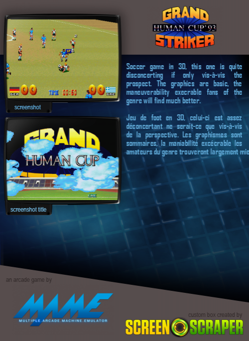 Grand Striker - Human Cup dos