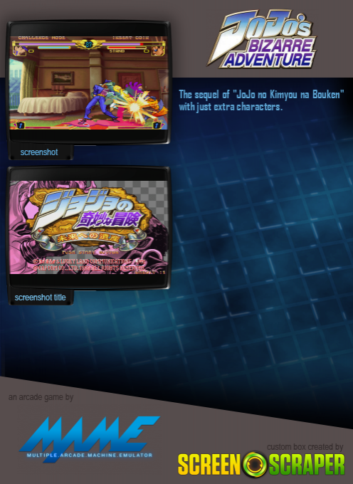 JoJo no Kimyou na Bouken - Mirai e no Isan dos