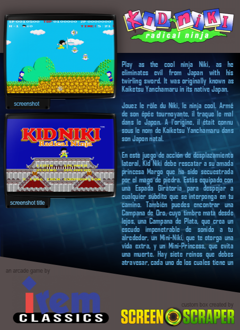 Kid Niki - Radical Ninja dos