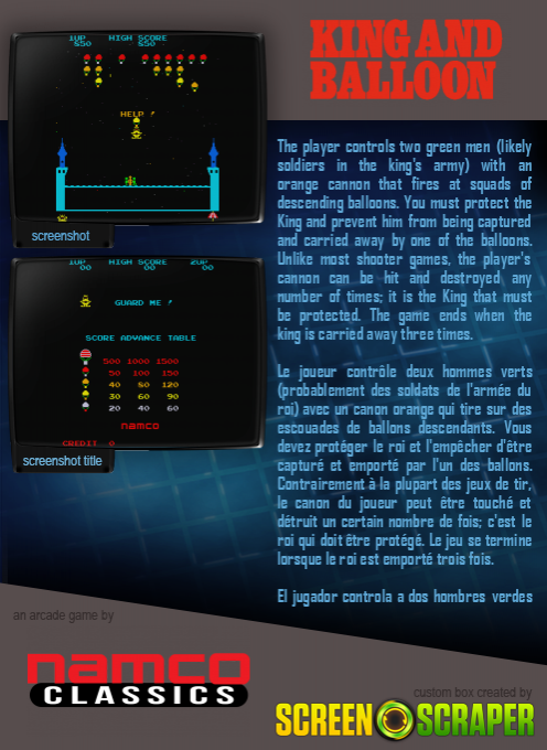 King And Balloon dos