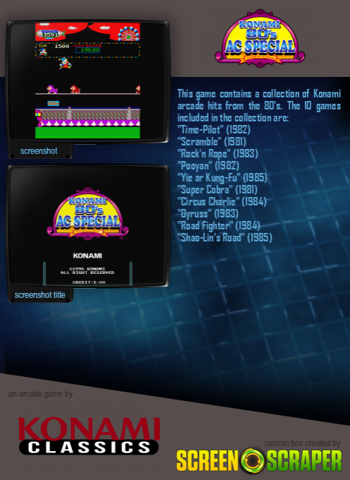 Konami 80's Ac Special dos