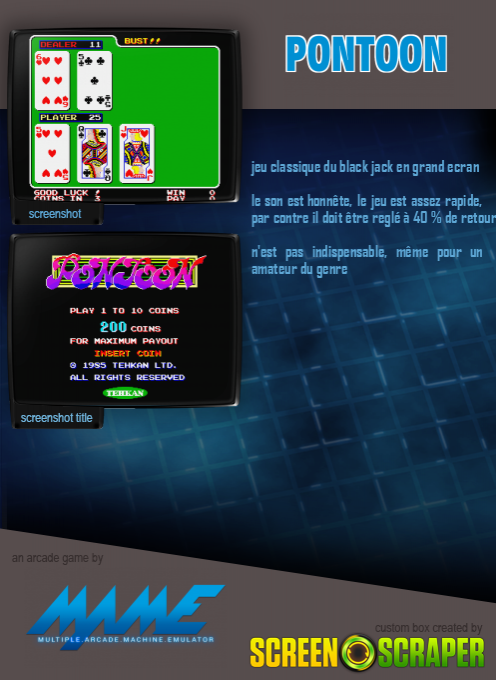 Pontoon (Konami) dos