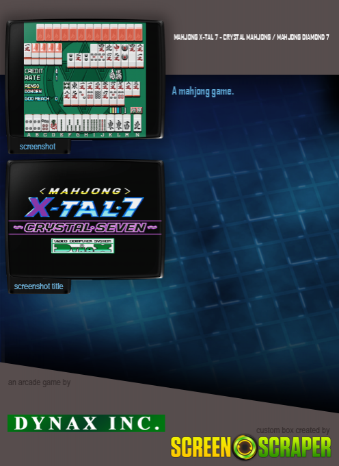 Mahjong X-tal 7 - Crystal Mahjong / Mahjong Diamond 7 dos