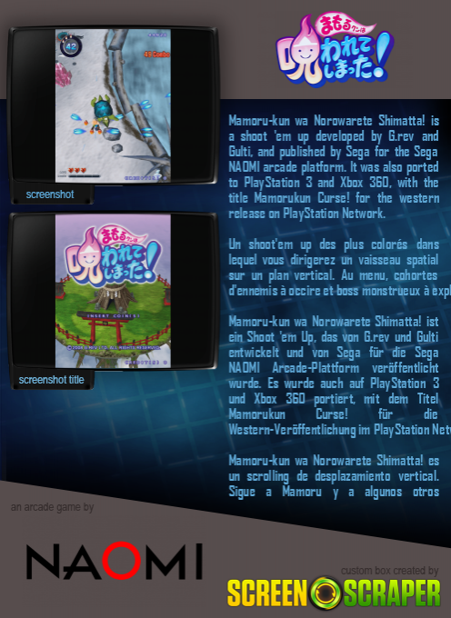 Mamoru-kun wa Norowarete Shimatta! dos