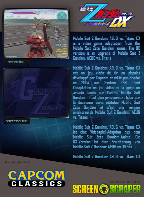 Mobile Suit Z-Gundam: A.E.U.G. vs Titans dos