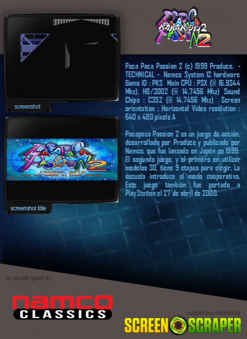Paca Paca Passion dos