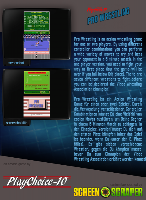 Pro Wrestling (playchoice-10) dos