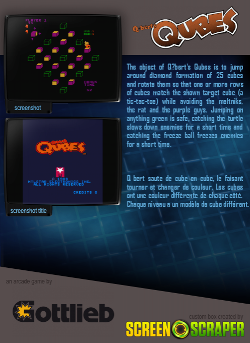 Q-bert's Qubes dos