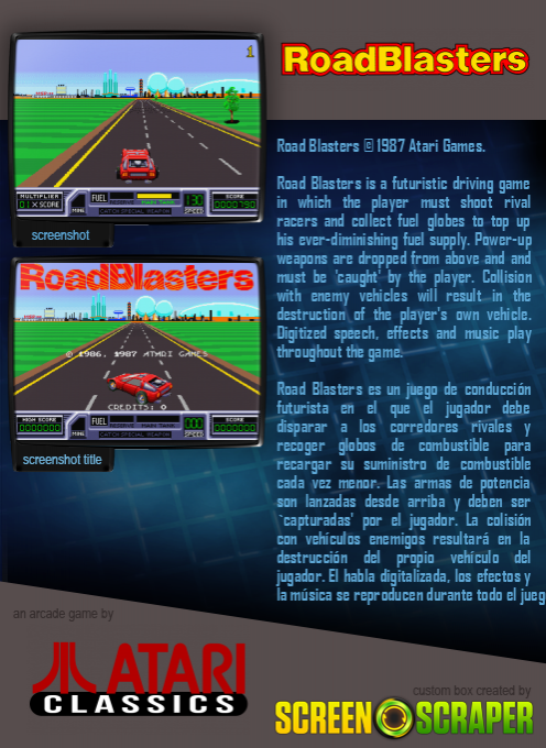 Road Blaster dos