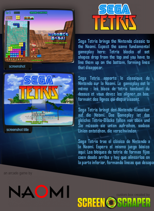Sega Tetris dos