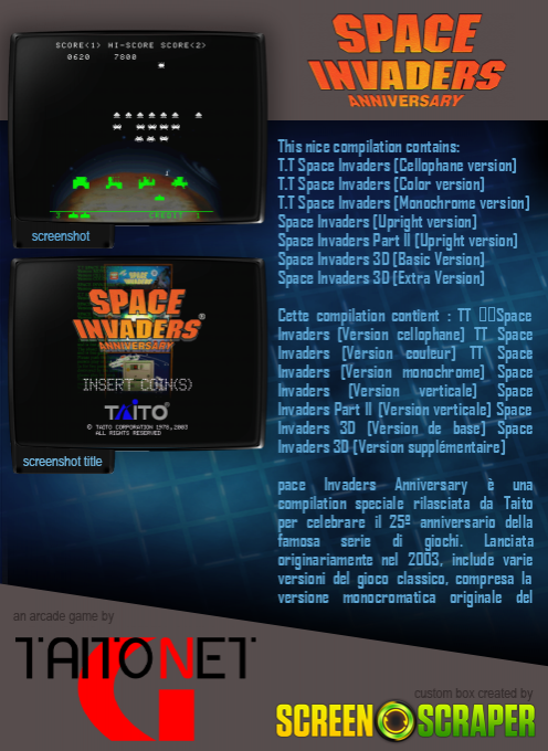 Space Invaders Anniversary dos