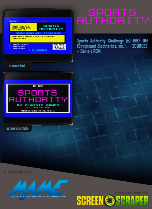 Sports Authority dos