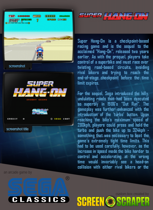 Super Hang-on (mega-tech) dos