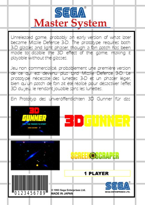3D Gunner - Dos
