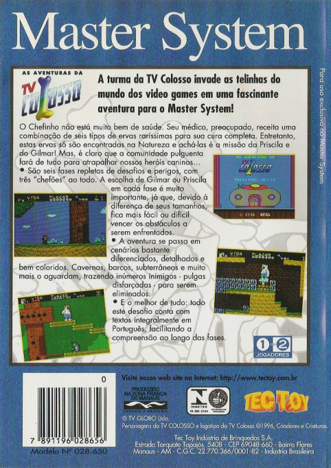 As Aventuras Da Tv Colosso - Dos