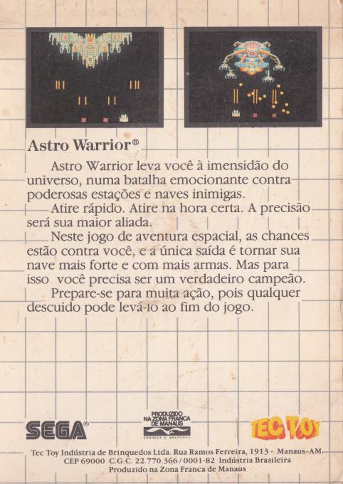 Astro Warrior - Dos