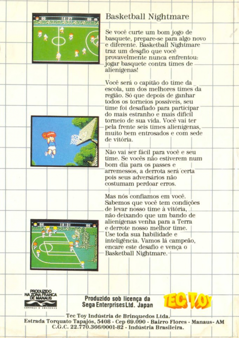 Basketball Nightmare - Dos