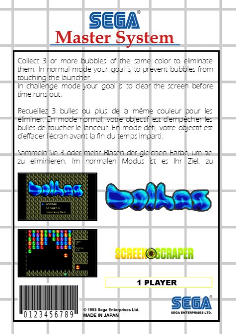Bolhas - Dos