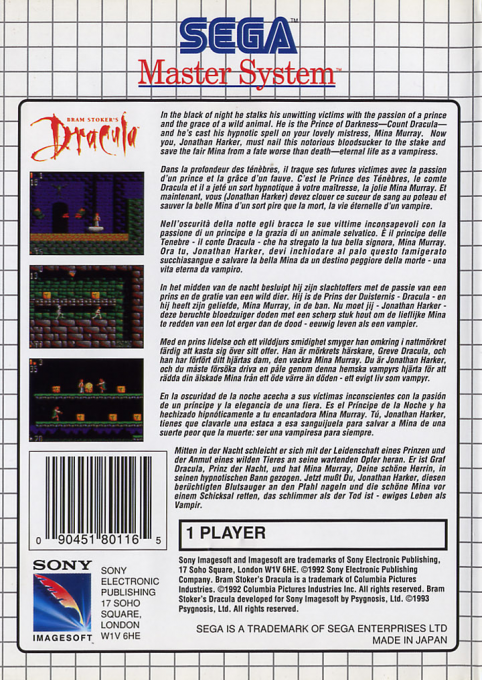 Bram Stoker's Dracula - Dos