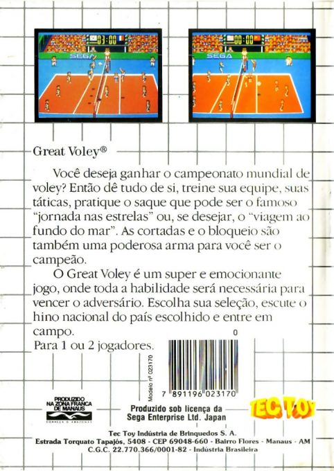 Great Volleyball - Dos