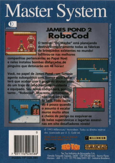 James Pond 2 - Codename Robocod - Dos