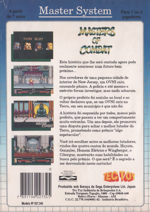Masters Of Combat - Dos
