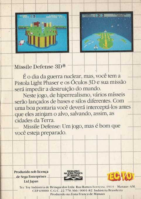 Missile Defense 3-D - Dos