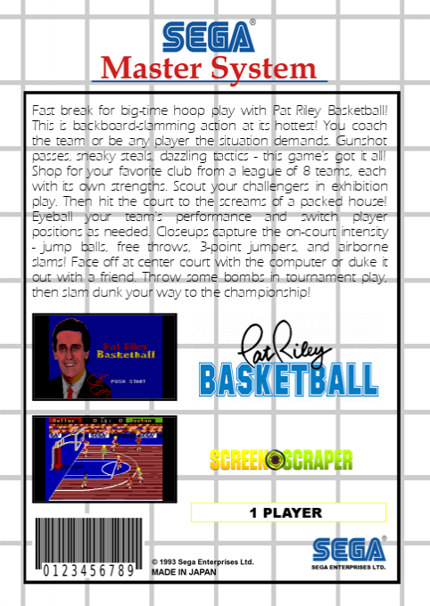 Pat Riley Basketball - Dos