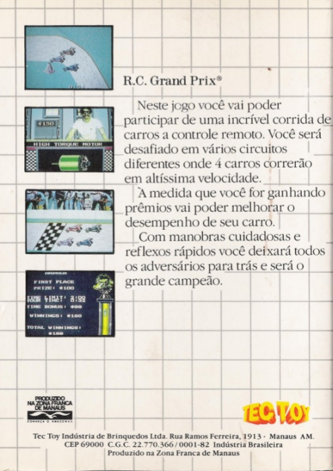 R.C. Grand Prix - Dos