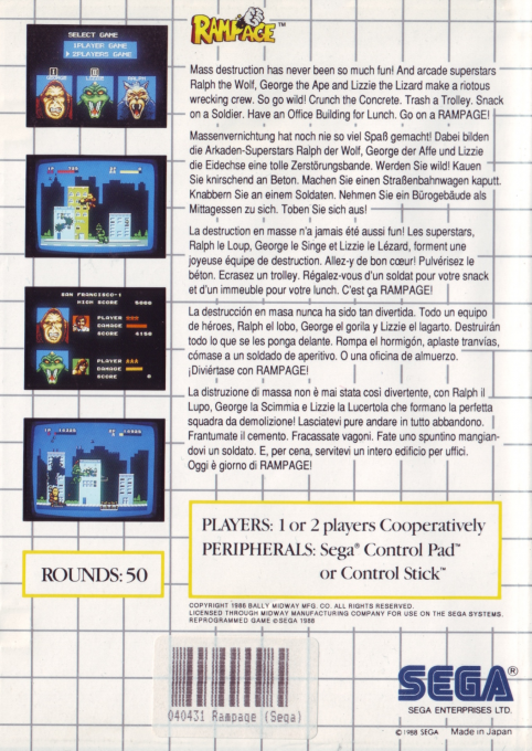 Rampage - Dos