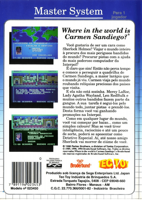 Where in the World is Carmen Sandiego? - Dos