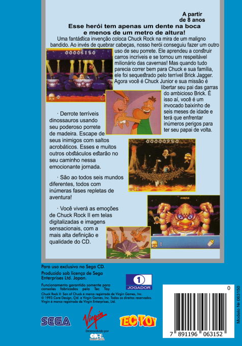 Chuck Rock II : Son of Chuck - Dos