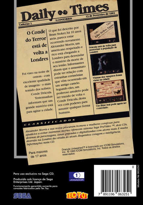 Dracula Unleashed - Dos