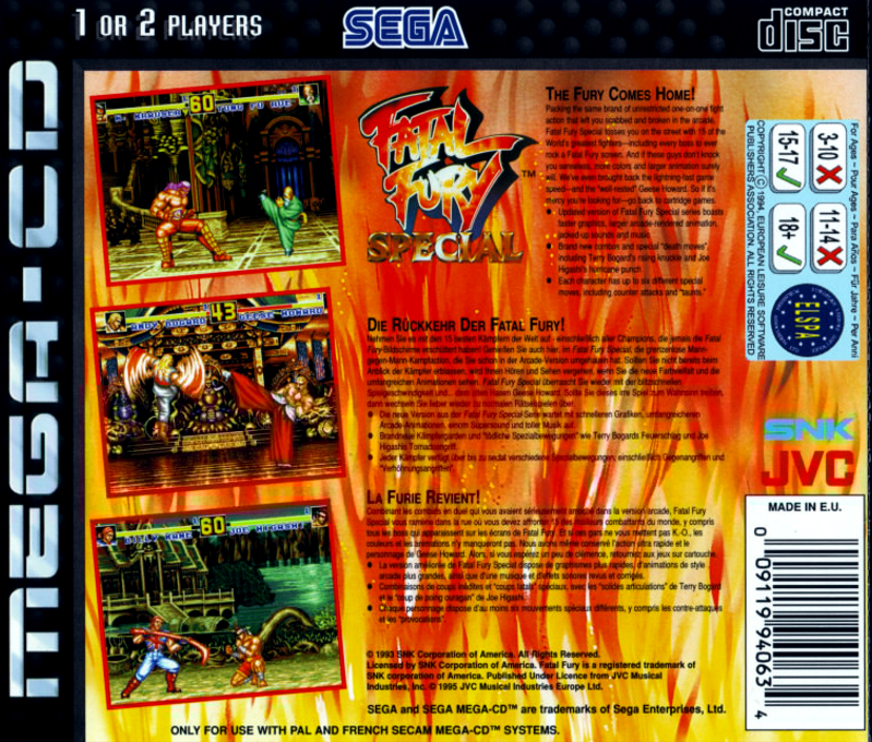 Fatal Fury Special - Dos