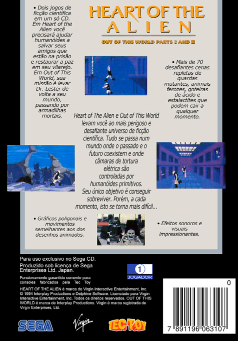Heart of the Alien : Out of this World Parts I and II - Dos